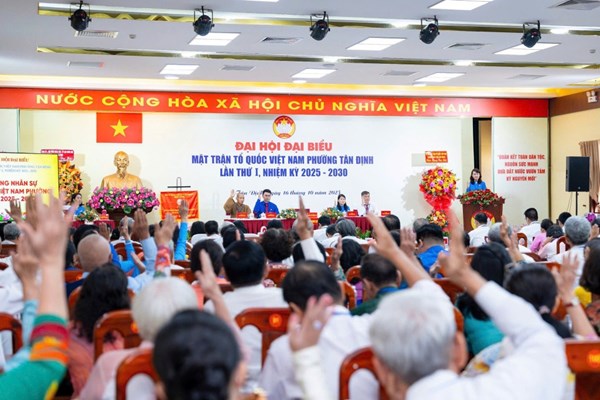 TP Hồ Chí Minh: 118 phường, xã hoàn tất tổ chức Đại hội Mặt trận Tổ quốc