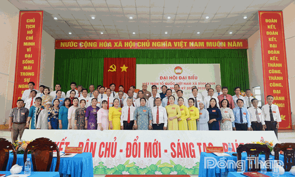 Đồng Tháp: Hoàn thành tổ chức Đại hội đại biểu MTTQ Việt Nam cấp xã nhiệm kỳ 2025 - 2030