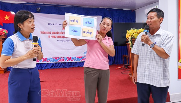 Cà Mau: Dự án 8 thúc đẩy bình đẳng, xóa định kiến giới