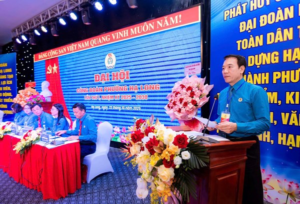 Quảng Ninh: Hoàn thành 100% Đại hội Công đoàn xã, phường, đặc khu trực thuộc Liên đoàn Lao động