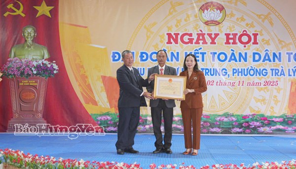Hưng Yên: Ngày hội Đại đoàn kết toàn dân tại tổ dân phố Hiệp Trung, phường Trà Lý