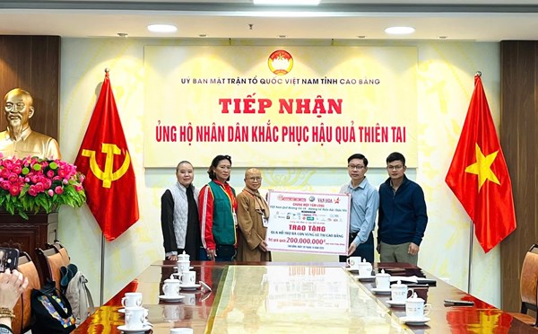 Cao Bằng: Sức mạnh từ lời kêu gọi thiện nguyện giúp dân vượt bão lũ