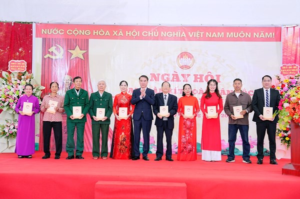 Hà Nội: Ngày hội Đại đoàn kết toàn dân tộc xã Thiên Lộc 