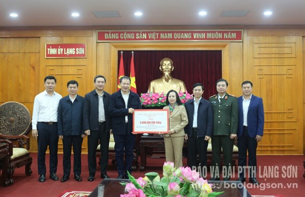 Tỉnh Đồng Nai hỗ trợ Lạng Sơn khắc phục hậu quả thiên tai