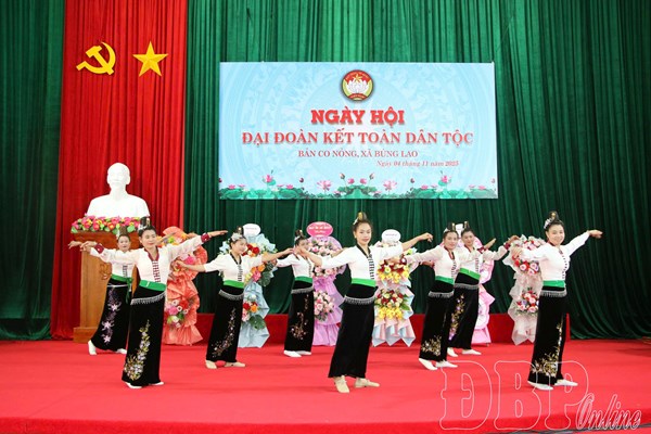 Điện Biên: Bản Co Nỏng, xã Búng Lao tổ chức Ngày hội Đại đoàn kết các dân tộc năm 2025