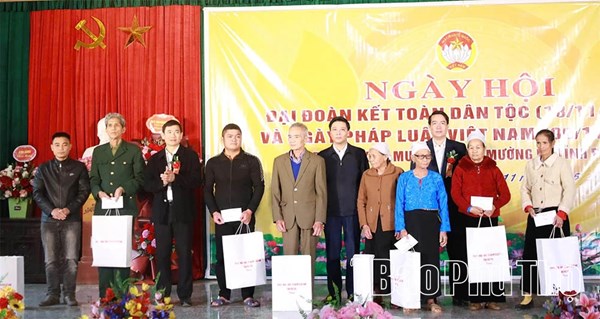 Phú Thọ: Ngày hội đại đoàn kết toàn dân tộc khu dân cư xóm Mường Lồ