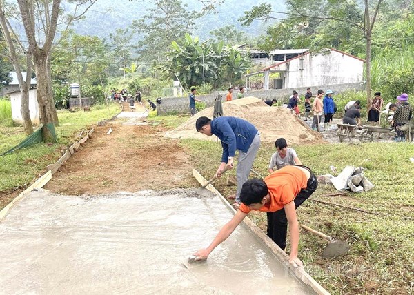 Tuyên Quang: Xã Thuận Hòa khởi công công trình chào mừng Đại hội đại biểu MTTQ Việt Nam tỉnh