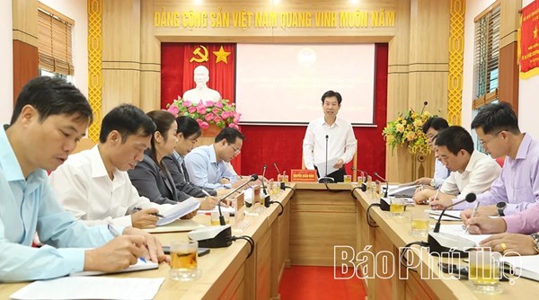 Phú Thọ: Trung ương Hội Nông dân Việt Nam làm việc với Hội Nông dân tỉnh