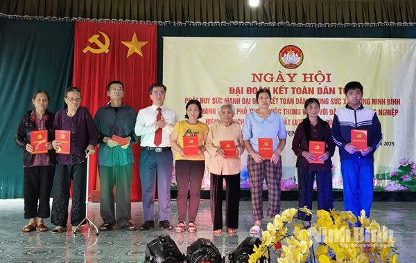 Ninh Bình: Ủy ban MTTQ Việt Nam phường Duy Hà tổ chức điểm Ngày hội Đại đoàn kết toàn dân tộc tại tổ dân phố Trịnh
