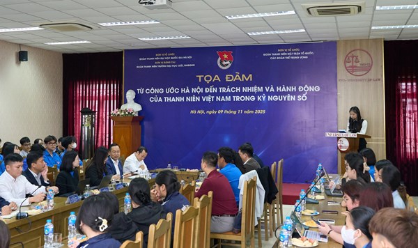 Trách nhiệm của thanh niên trong lan toả văn hoá số an toàn, nhân văn và thượng tôn pháp luật 