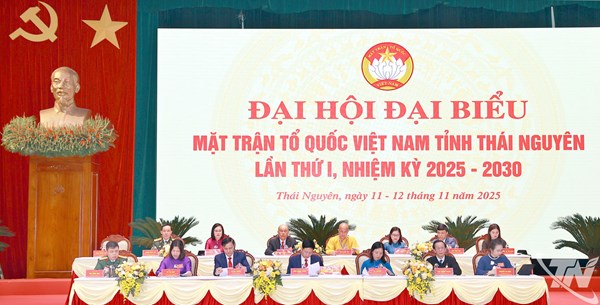 Ngày làm việc thứ nhất Đại hội đại biểu MTTQ tỉnh Thái Nguyên lần thứ I