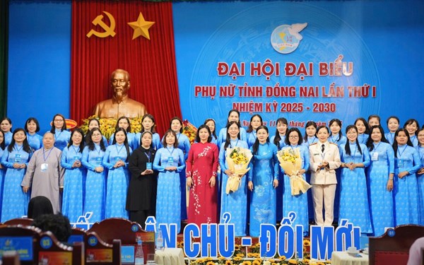 Phó Chủ tịch Nguyễn Thị Tuyến tham dự Đại hội đại biểu Phụ nữ tỉnh Đồng Nai lần thứ I, nhiệm kỳ 2025 - 2030