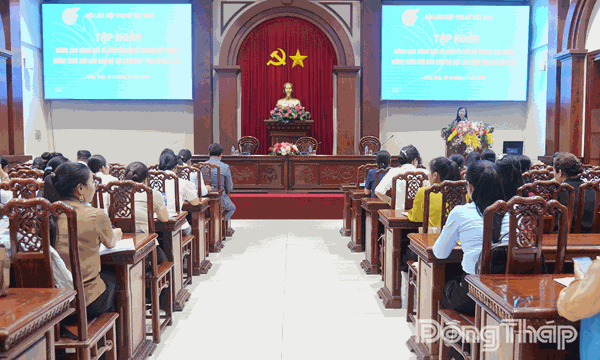 Đồng Tháp: Hội LHPN Việt Nam nâng cao năng lực chuyển đổi số cho cán bộ Hội