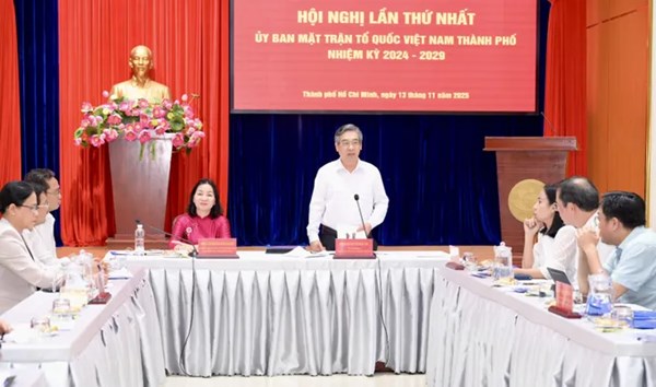 TP Hồ Chí Minh: Ủy ban MTTQ Việt Nam thành phố tổ chức Hội nghị lần thứ I nhiệm kỳ 2024-2029