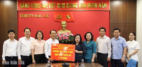 Đà Nẵng hỗ trợ 2 tỷ đồng giúp người dân Đắk Lắk khắc phục hậu quả bão số 13