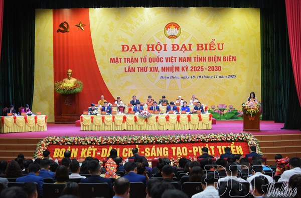 Điện Biên: Phiên làm việc thứ nhất Đại hội đại biểu MTTQ Việt Nam tỉnh lần thứ XIV, nhiệm kỳ 2025 - 2030 