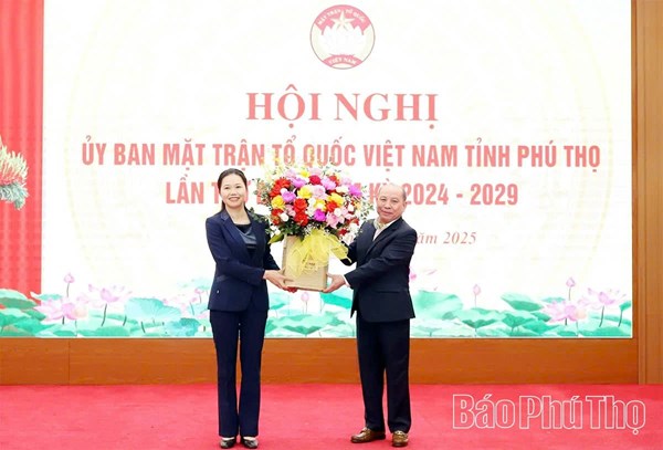 Phú Thọ: Bà Bùi Thị Minh được hiệp thương giữ chức Chủ tịch Ủy ban MTTQ Việt Nam tỉnh 