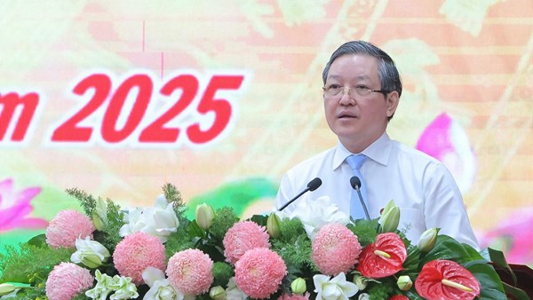 Phó Chủ tịch Lương Quốc Đoàn dự và phát biểu tại Đại hội đại biểu MTTQ Việt Nam thành phố Cần Thơ lần thứ nhất, nhiệm kỳ 2025-2030 