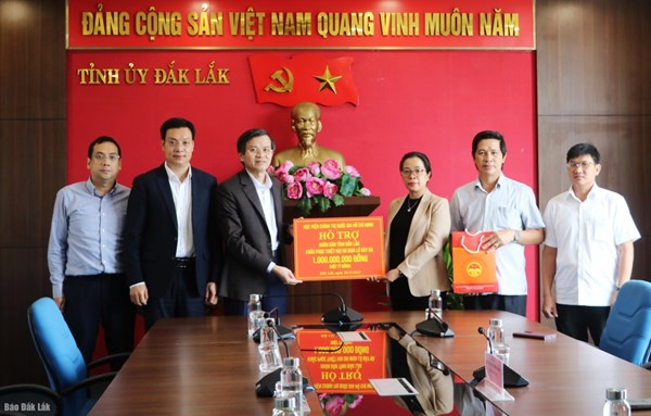 Đắk Lắk tiếp nhận 1 tỷ đồng khắc phục hậu quả bão lũ