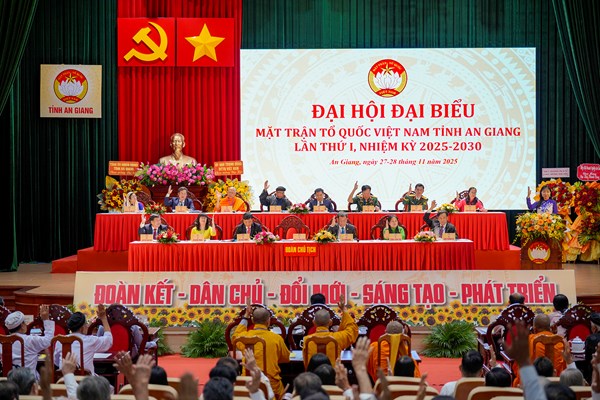 An Giang: Phiên làm việc thứ nhất Đại hội đại biểu MTTQ Việt Nam tỉnh lần thứ I, nhiệm kỳ 2025 - 2030 