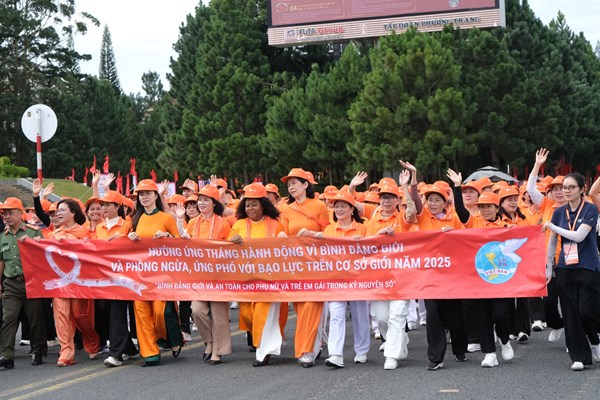 Trung ương Hội LHPN Việt Nam tổ chức Mít tinh hưởng ứng Tháng Hành động vì bình đẳng giới năm 2025