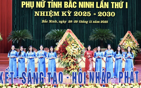 Phó Chủ tịch Nguyễn Thị Tuyến dự Đại hội đại biểu phụ nữ tỉnh Bắc Ninh nhiệm kỳ 2025-2030