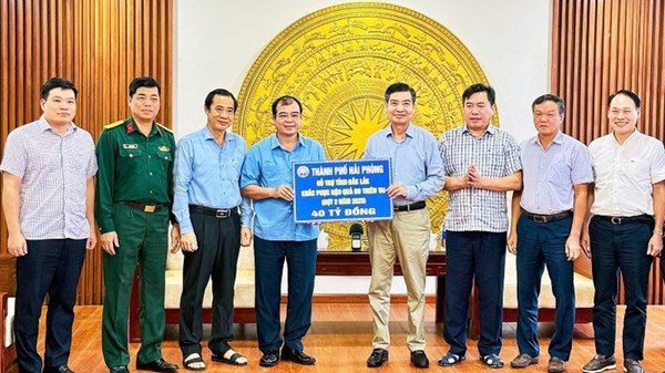 Hải Phòng hướng về đồng bào bị ảnh hưởng lũ lụt