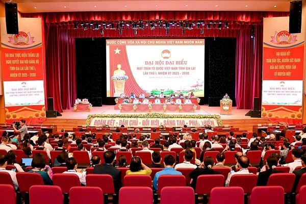 Gia Lai: Phiên thứ nhất Đại hội đại biểu MTTQ Việt Nam tỉnh Gia Lai lần thứ I  