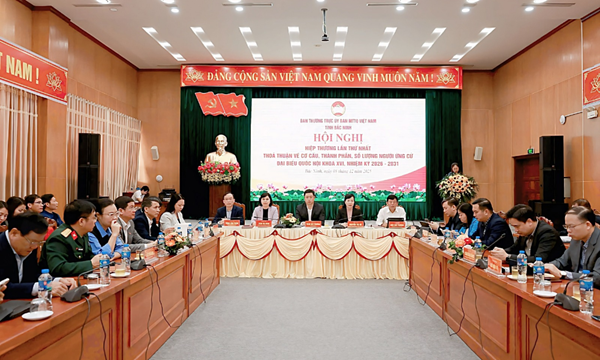 Bắc Ninh: Ủy ban MTTQ Việt Nam tỉnh tổ chức Hội nghị hiệp thương lần thứ nhất 
