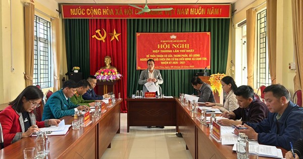 Cao Bằng: Ủy ban MTTQ xã Canh Tân và Trà Lĩnh tổ chức Hội nghị hiệp thương lần thứ nhất
