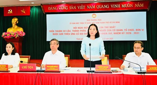 TP Hồ Chí Minh: Ủy ban MTTQ Việt Nam thành phố tổ chức Hội nghị hiệp thương lần thứ I
