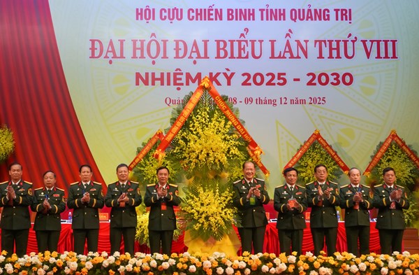 Quảng Trị: Đại hội đại biểu Hội Cựu chiến binh tỉnh lần thứ VIII, nhiệm kỳ 2025-2030