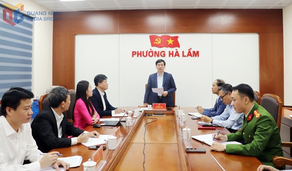 Quảng Ninh: Chủ tịch Ủy ban MTTQ Việt Nam tỉnh làm việc với Ban Thường vụ Đảng ủy phường Hà Lầm