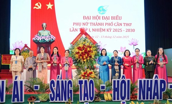 Cần Thơ: Đại hội đại biểu Phụ nữ thành phố lần thứ I, nhiệm kỳ 2025-2030 