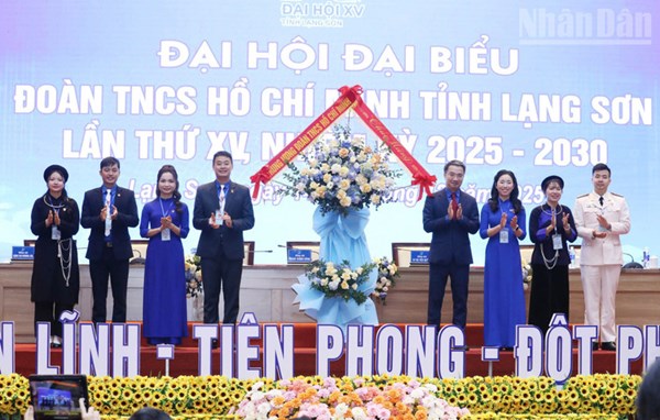 Lạng Sơn: Đại hội đại biểu Đoàn TNCS Hồ Chí Minh tỉnh lần thứ 15, nhiệm kỳ 2025-2030