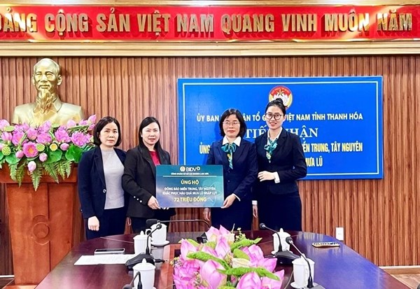 Thanh Hóa tiếp nhận hơn 1,3 tỷ đồng ủng hộ đồng bào miền Trung, Tây Nguyên