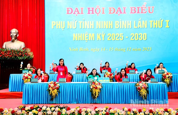 Ninh Bình: Đại hội đại biểu Phụ nữ tỉnh lần thứ I, nhiệm kỳ 2025 - 2030