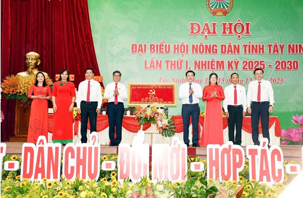 Tây Ninh: Đại hội đại biểu Hội Nông dân tỉnh lần thứ I, nhiệm kỳ 2025 - 2030