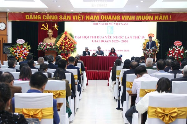 Đại hội thi đua yêu nước Hội Người mù Việt Nam lần thứ IV, giai đoạn 2025-2030