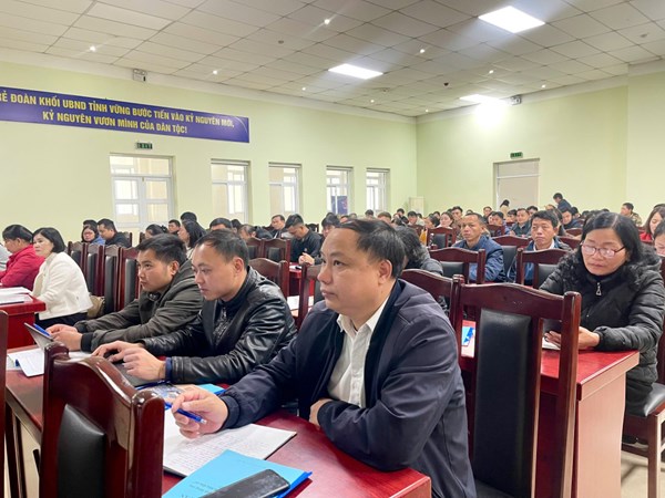 Cao Bằng: Tập huấn nâng cao chất lượng hoạt động Ban Công tác Mặt trận ở khu dân cư năm 2025