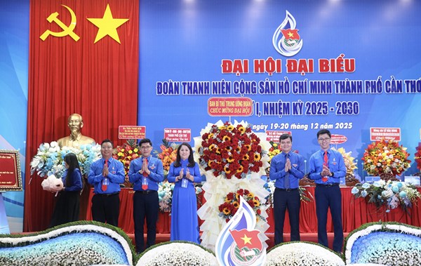 TP Cần Thơ: Đại hội đại biểu Đoàn TNCS Hồ Chí Minh thành phố lần thứ I, nhiệm kỳ 2025 - 2030