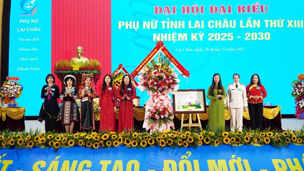 Đại hội Đại biểu Phụ nữ tỉnh Lai Châu lần thứ XIII, nhiệm kỳ 2025 - 2030