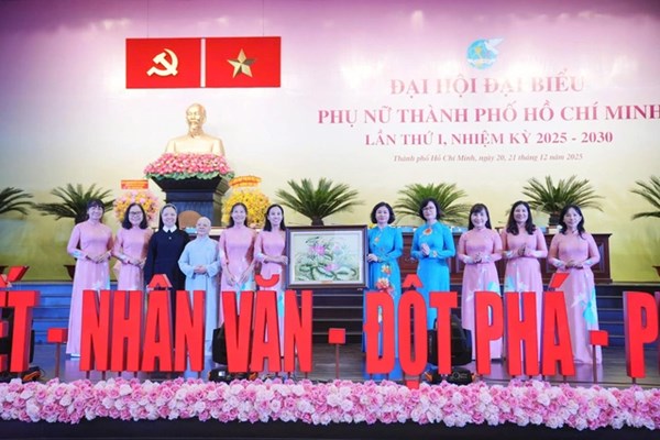 TP Hồ Chí Minh: Đại hội đại biểu Phụ nữ thành phố lần thứ I, nhiệm kỳ 2025 - 2030