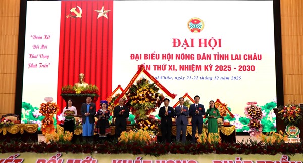Lai Châu: Đại hội đại biểu Hội Nông dân tỉnh lần thứ XI, nhiệm kỳ 2025-2030