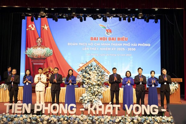 Hải Phòng: Đại hội đại biểu Đoàn TNCS Hồ Chí Minh thành phố lần thứ I, nhiệm kỳ 2025–2030