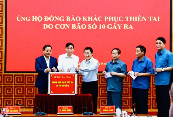 Lai Châu: Ủy ban MTTQ Việt Nam tỉnh hoàn thành phân bổ hơn 5 tỷ đồng hỗ trợ các tỉnh bị ảnh hưởng do bão lũ