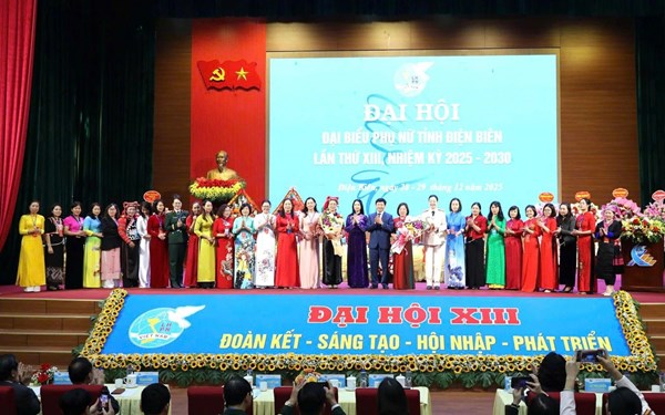 Điện Biên: Đại hội đại biểu Phụ nữ tỉnh lần thứ XIII, nhiệm kỳ 2025 - 2030