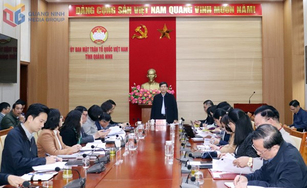 Quảng Ninh: Ủy ban MTTQ Việt Nam tỉnh xác định phương hướng, nhiệm vụ đầu năm 2026