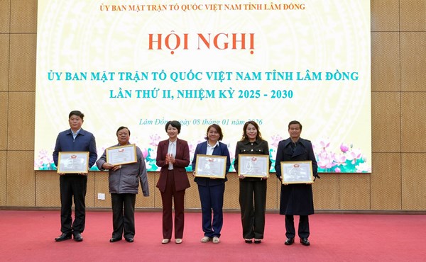 Lâm Đồng: Ủy ban MTTQ Việt Nam tỉnh tổ chức Hội nghị tổng kết công tác năm 2025