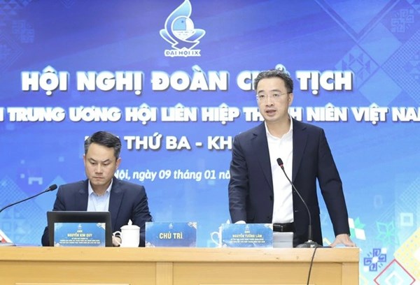 Hội nghị Đoàn Chủ tịch Ủy ban T.Ư Hội Liên hiệp thanh niên Việt Nam lần thứ 3, khóa IX